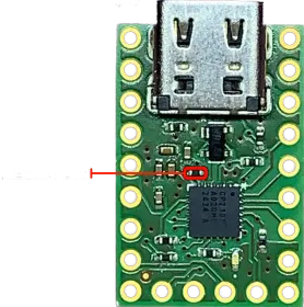 Top View with Resistor Highlighted